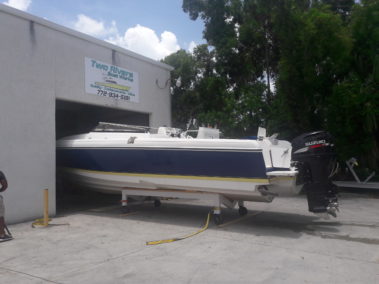 custom marine paint job