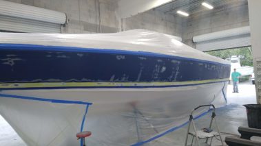 custom marine paint job