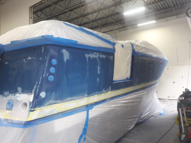 custom marine paint job