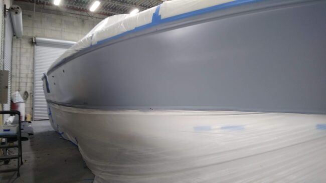 custom marine paint job