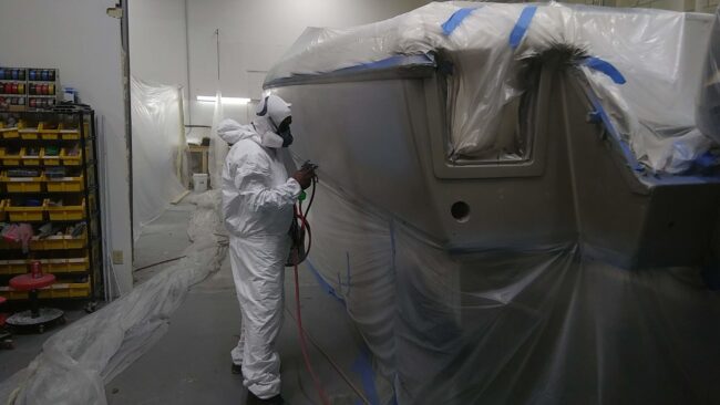 custom marine paint job