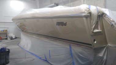 custom marine paint job