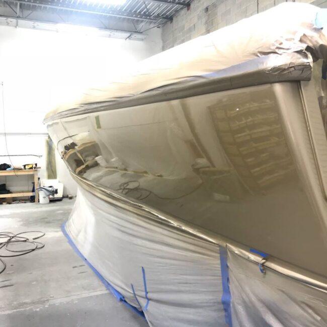 custom marine paint job